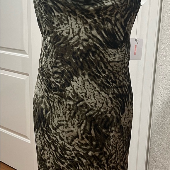 Good American Midi Jungle Print Slip Dress - Picture 7 of 7